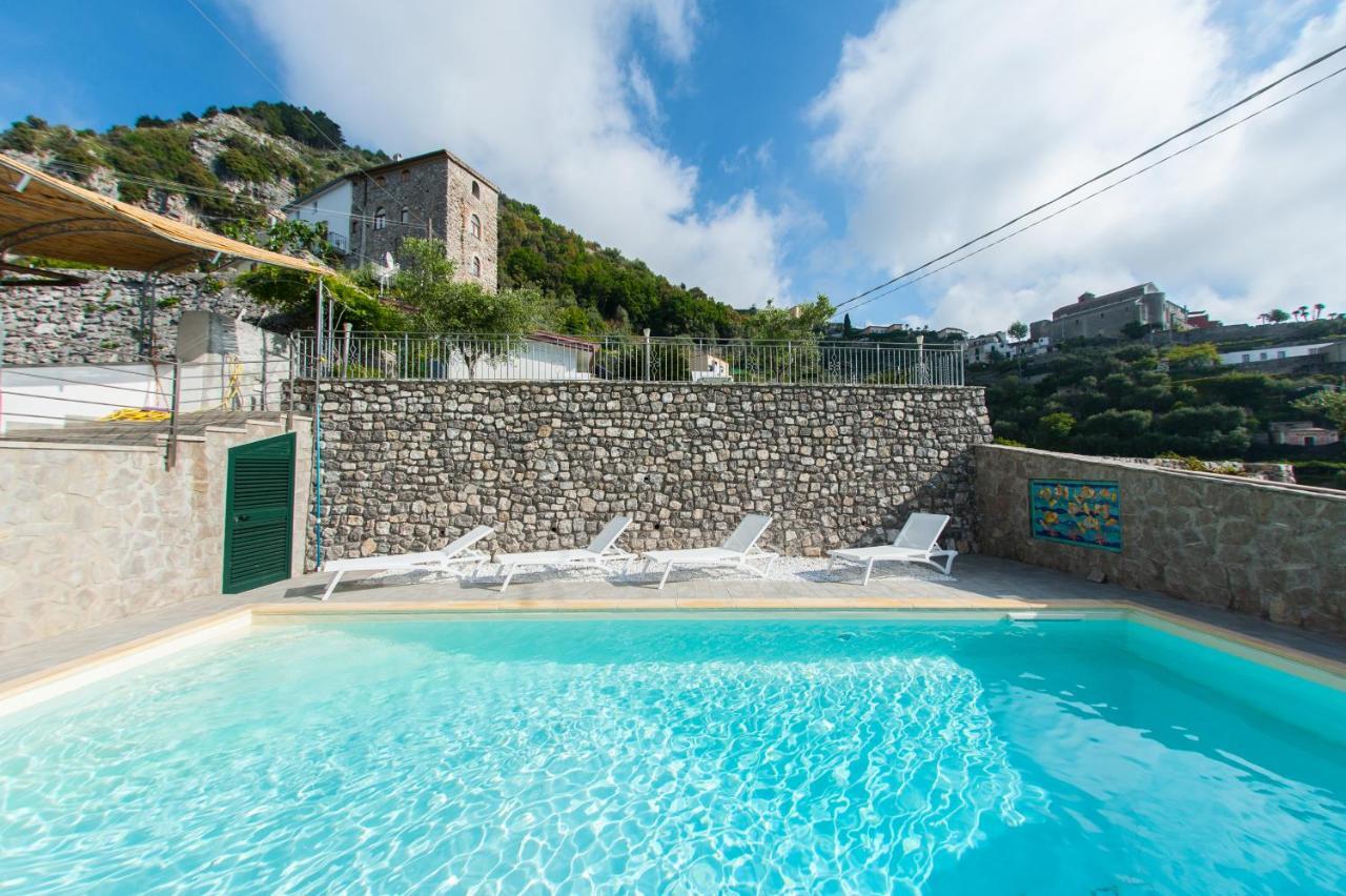 Lo Smeraldo Private Pool Villa Ravello By Elodeagroup 斯卡拉 外观 照片